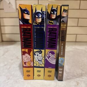 BATMAN THE ANIMATED SERIES COMPLETE VOL 1-4 DVD Sets 16 DISCS